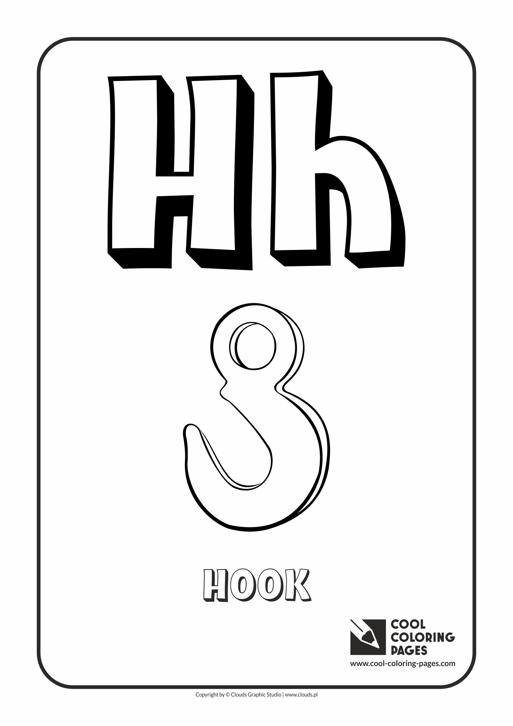 letter h coloring pages
