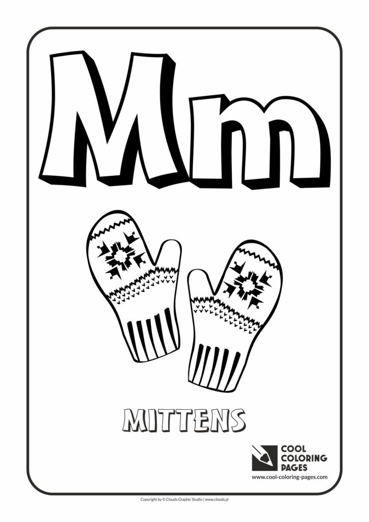 Cool Coloring Pages Letter M Coloring Alphabet Cool Coloring Pages 