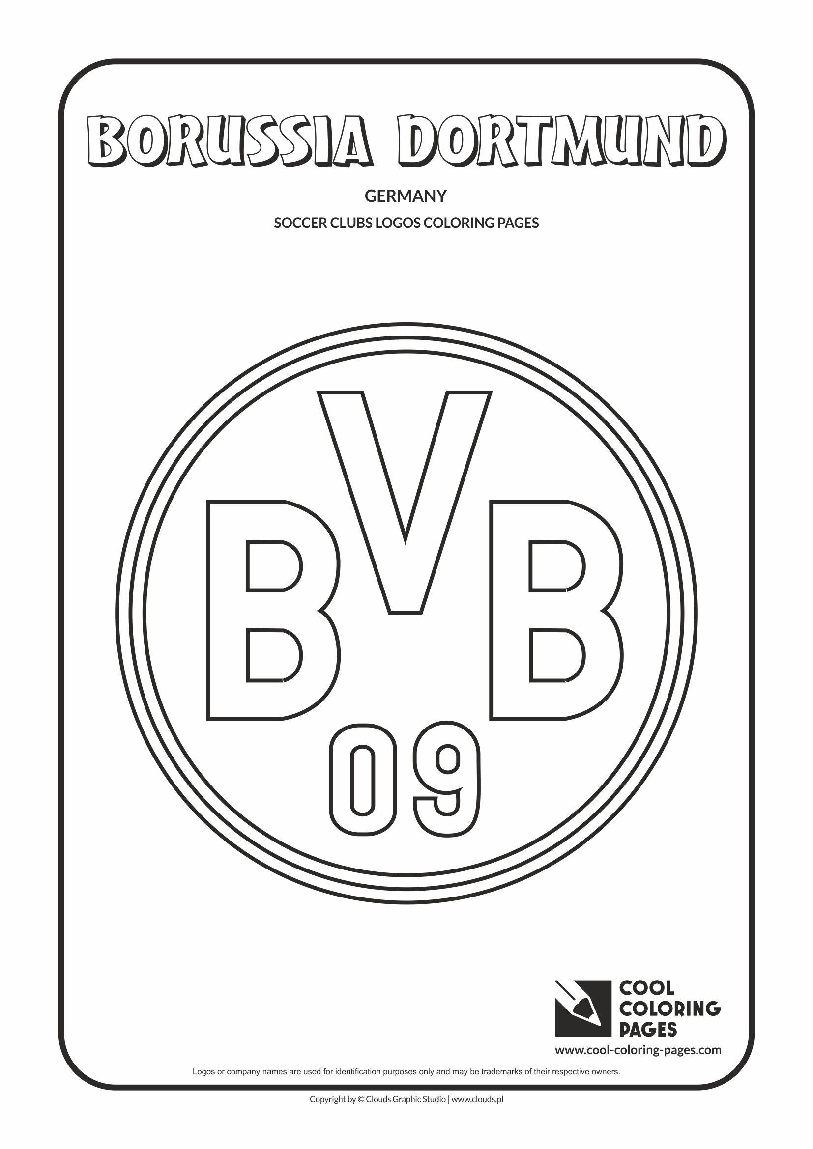 Cool Coloring Pages Borussia Dortmund Logo Coloring Page Cool Coloring Pages Free Educational Coloring Pages And Activities For Kids