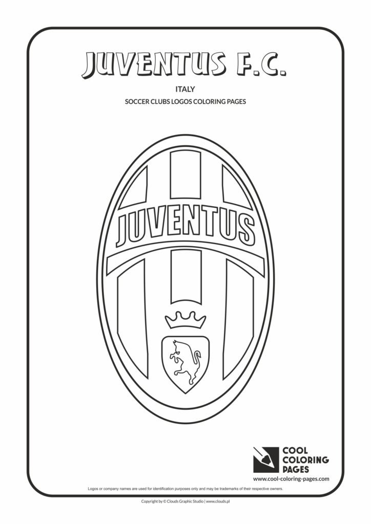 Cool Coloring Pages Juventus F.C. logo coloring page  Cool Coloring