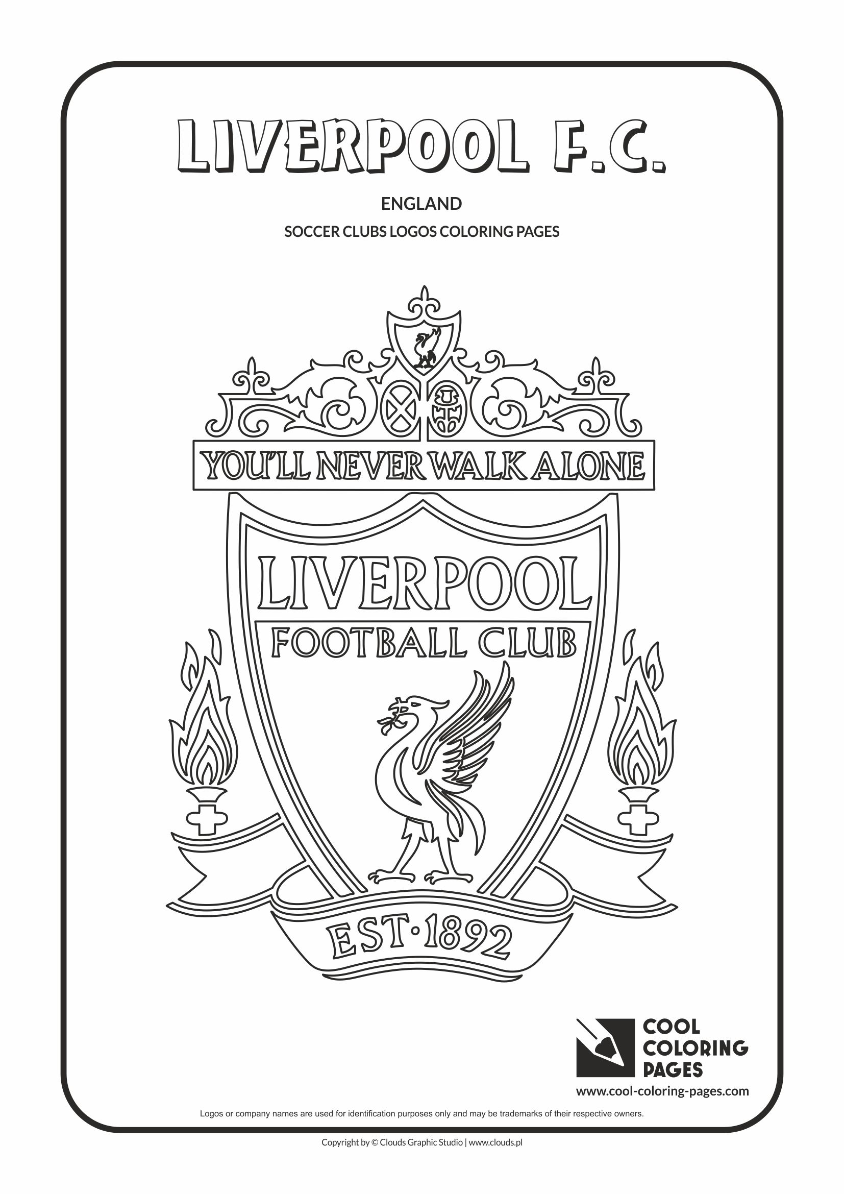 Cool Coloring Pages Liverpool F C Logo Coloring Page Cool Coloring Pages Free Educational Coloring Pages And Activities For Kids