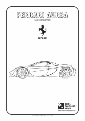 Cool Coloring Pages Ferrari Aurea coloring page - Cool Coloring Pages ...