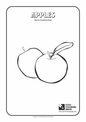 Cool Coloring Pages - Plants / Apples / Coloring page with apples