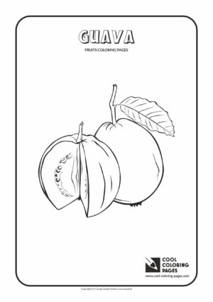 Cool Coloring Pages Guava coloring page - Cool Coloring Pages | Free