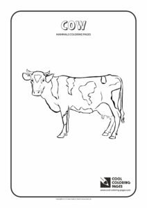 Cool Coloring Pages Cow coloring page - Cool Coloring Pages | Free ...