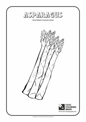 Cool Coloring Pages - Plants / Asparagus / Coloring page with asparagus