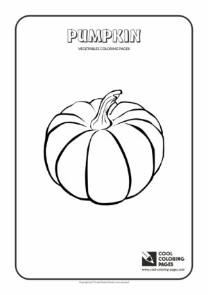 Cool Coloring Pages - Plants / Pumpkin / Coloring page with pumpkin