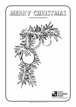 Cool Coloring Pages - Holidays / Christmas glass balls no 2 / Coloring page with Christmas glass balls no 2