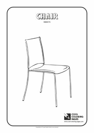 Cool Coloring Pages - Coloring objects / Chair