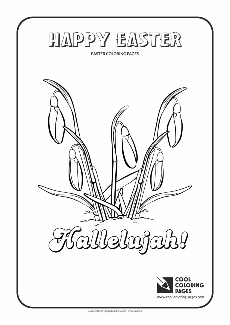 Cool Coloring Pages Easter flowers coloring page - Cool Coloring Pages