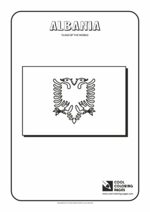 Cool Coloring Pages Albania flag - Cool Coloring Pages | Free ...