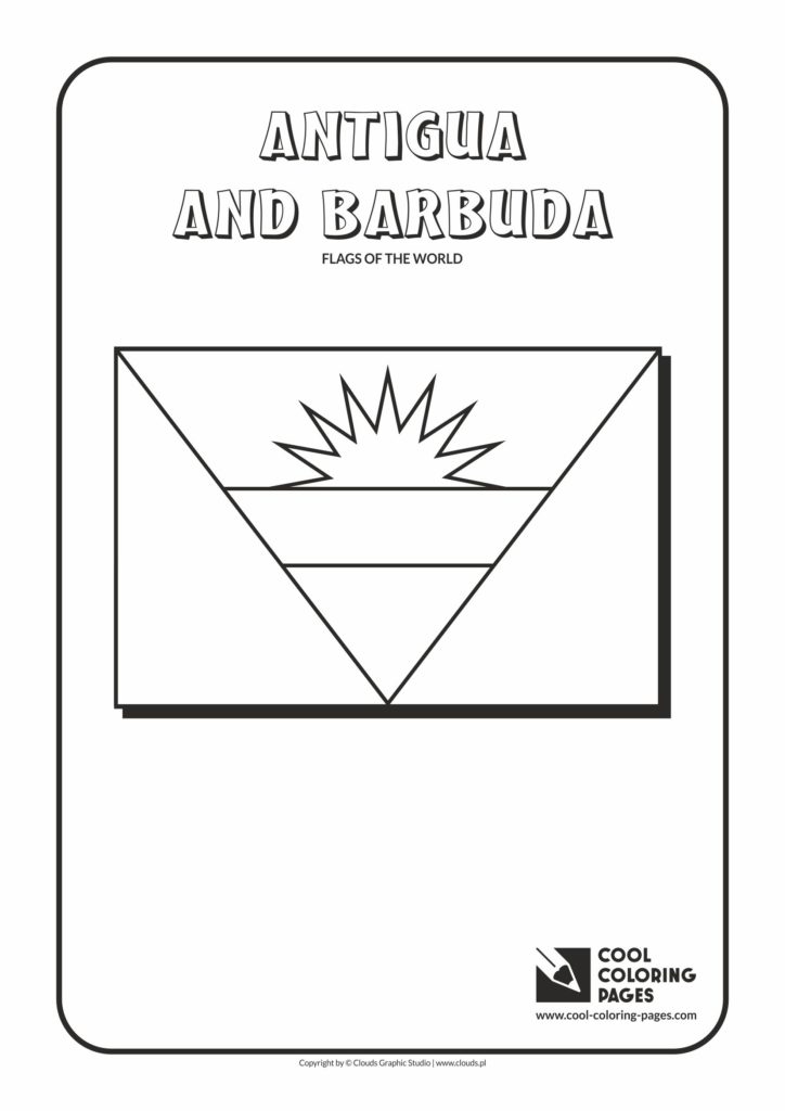 Download Cool Coloring Pages Antigua and barbuda flag - Cool ...