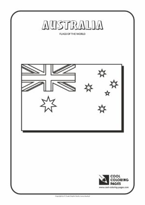 Cool Coloring Pages - Flags of the world / Australia flag