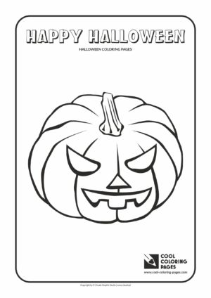 Cool Coloring Pages - Holidays / Halloween pumpkin no 3 / Coloring page with Halloween pumpkin no 3