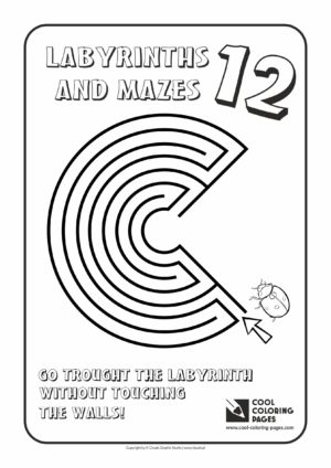 Cool Coloring Pages - Labyrinths and mazes / Maze no 12