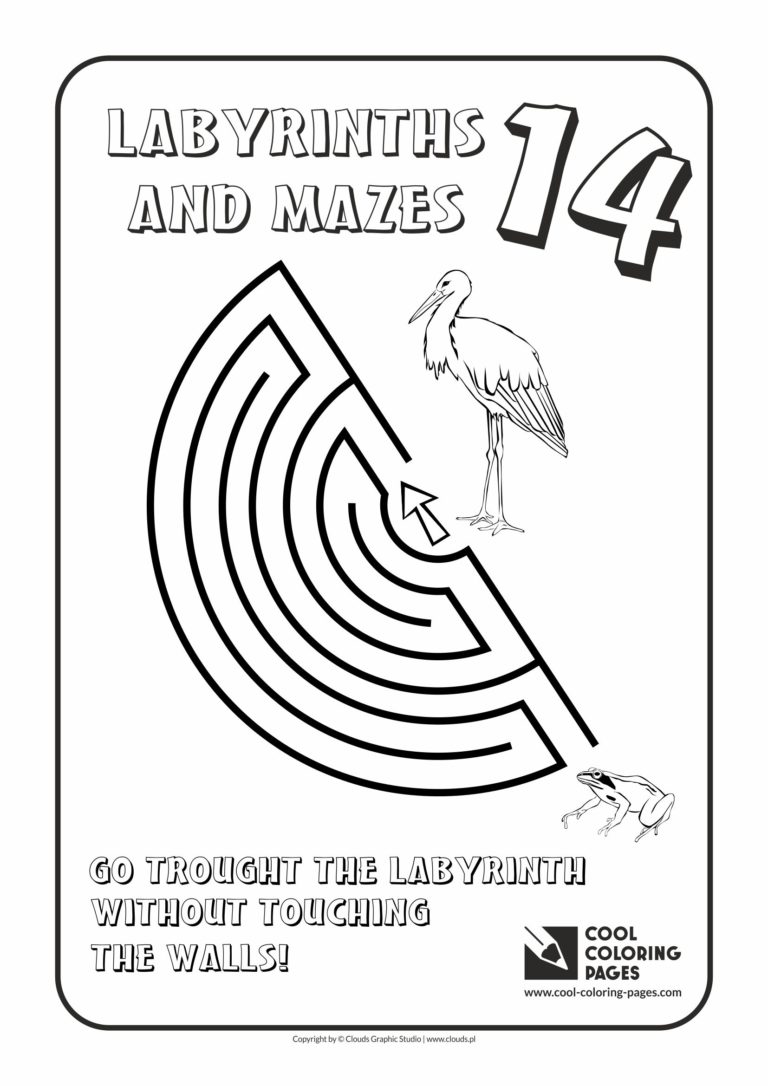 Cool Coloring Pages Labyrinths and Mazes Archives - Cool Coloring Pages ...