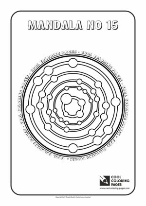 Cool Coloring Pages - Mandalas / Mandala no 15