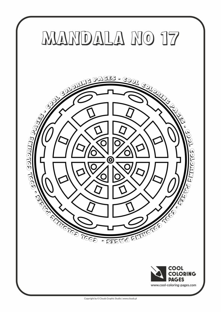 Cool Coloring Pages - Mandalas / Mandala no 17