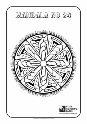 Cool Coloring Pages - Mandalas / Mandala no 24