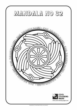 Cool Coloring Pages - Mandalas / Mandala no 32