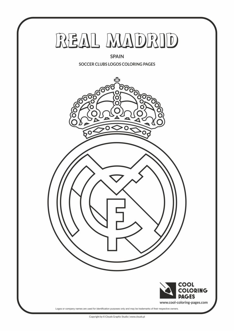 10 Epic Real Madrid Coloring Pages for Soccer Lovers