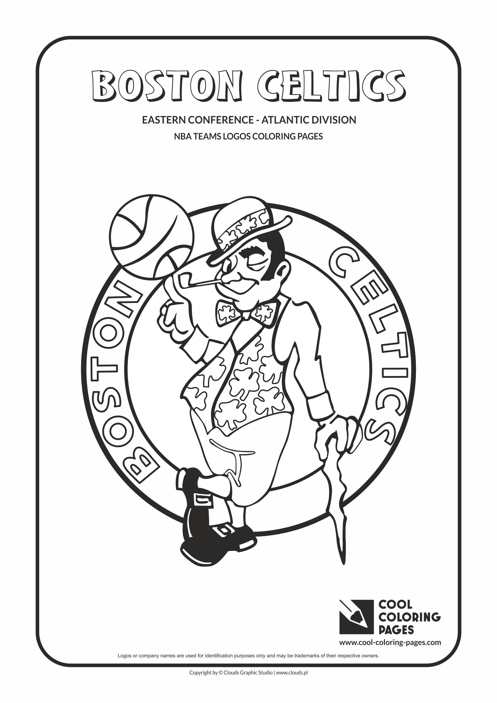 Cool Coloring Pages Boston Celtics - NBA basketball teams logos ...