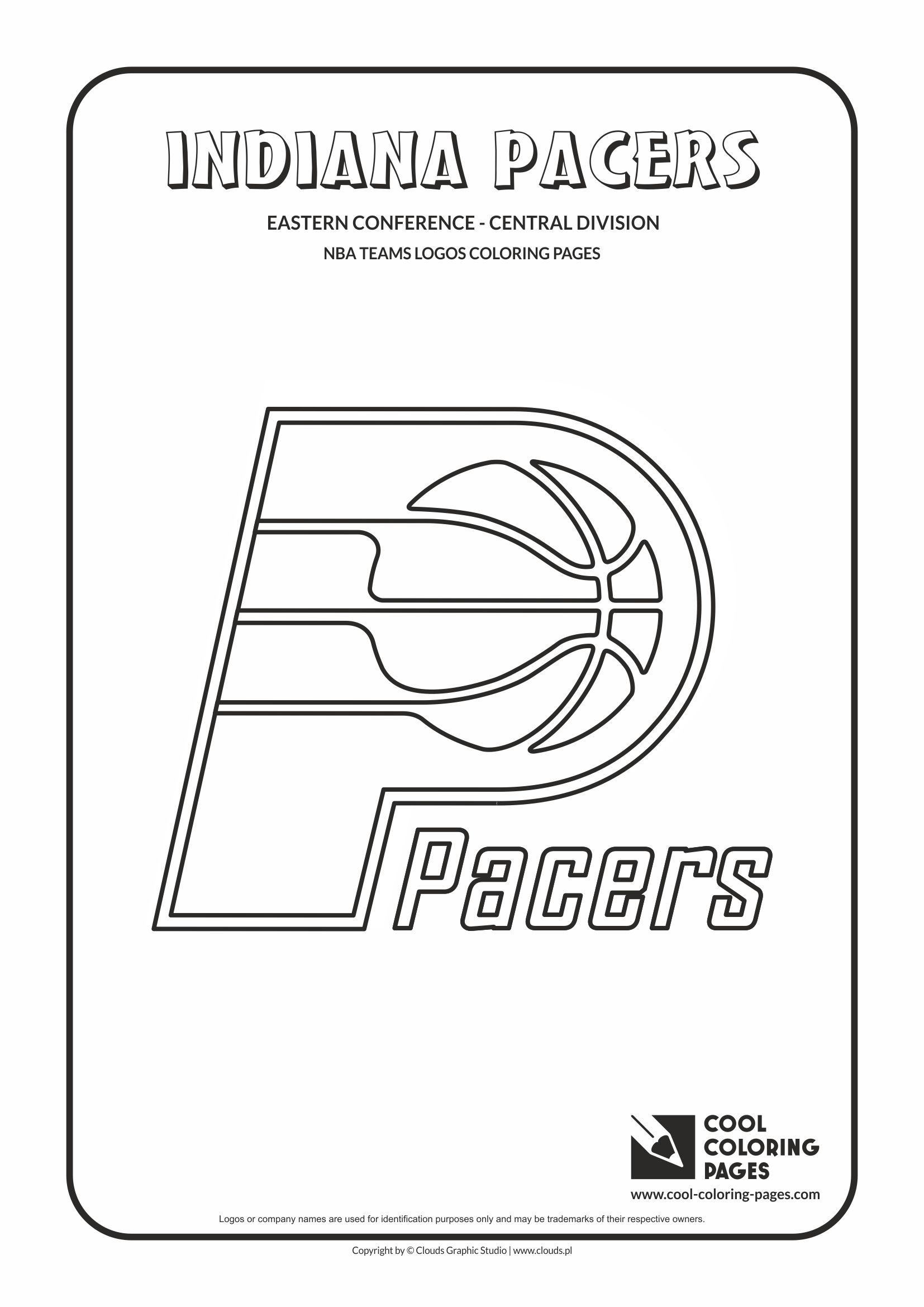 Cool Coloring Pages Indiana Pacers - NBA basketball teams logos ...