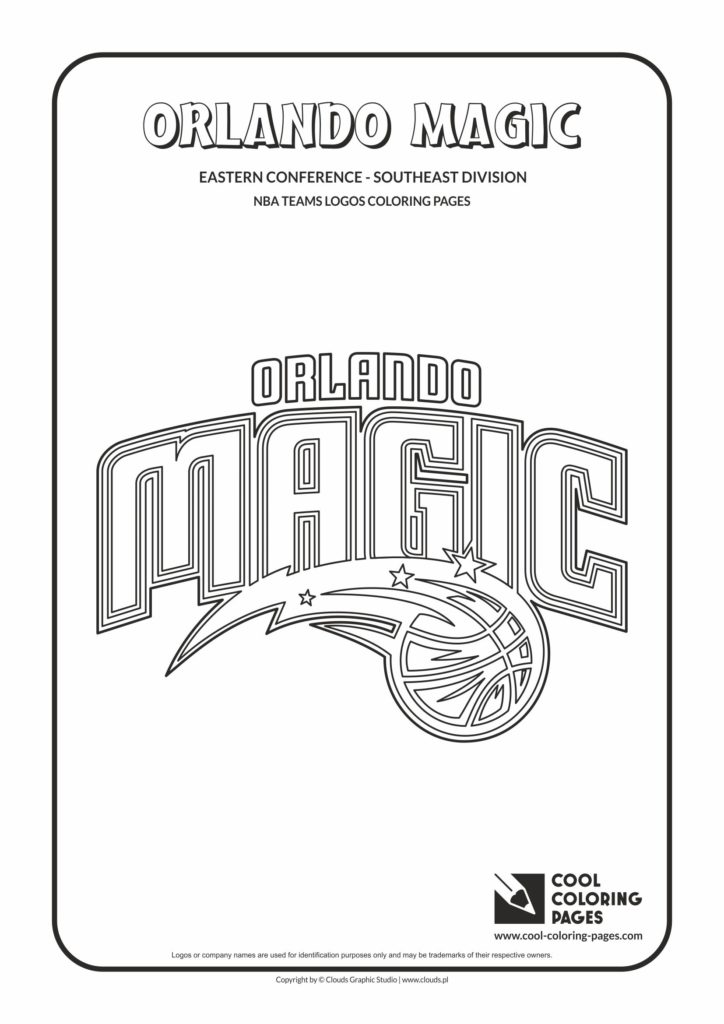 Download Cool Coloring Pages Orlando Magic - NBA basketball teams logos coloring pages - Cool Coloring ...