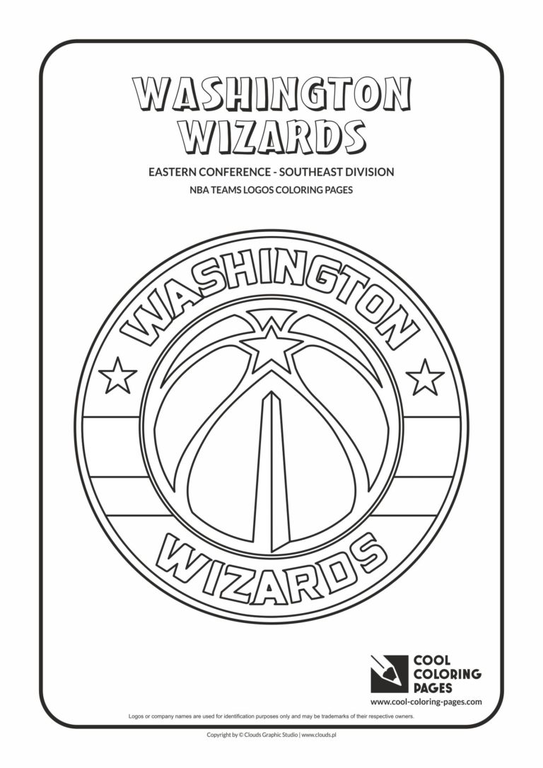 Cool Coloring Pages Washington Wizards - NBA basketball teams logos ...