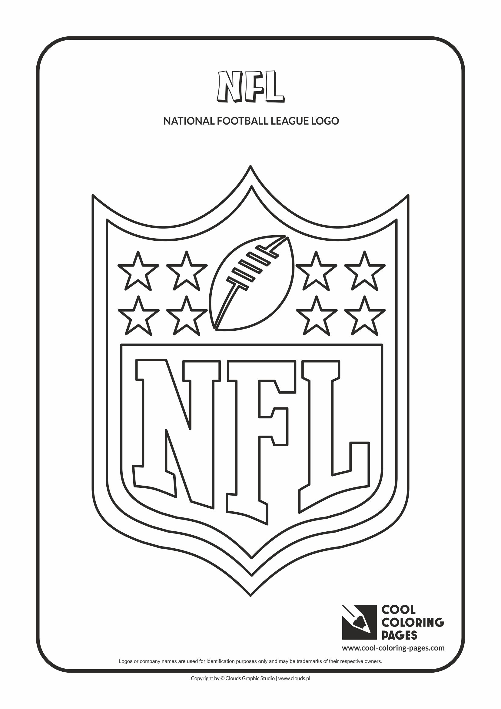Cool Coloring Pages NFL teams logos coloring pages Cool