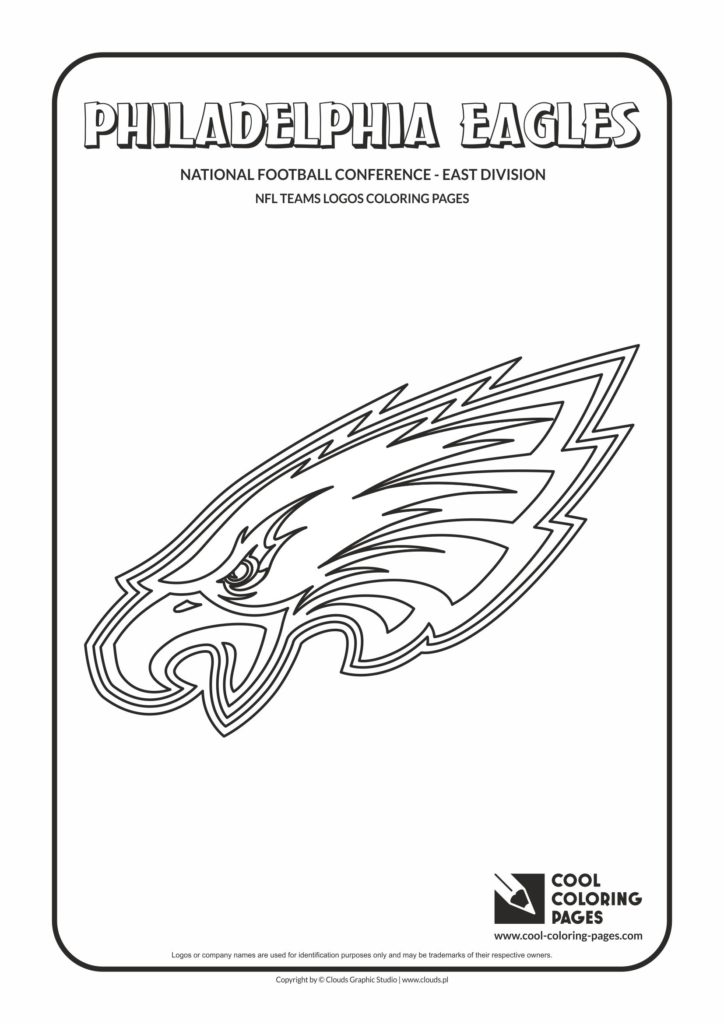 Cool Coloring Pages Philadelphia Eagles - NFL American football teams ...