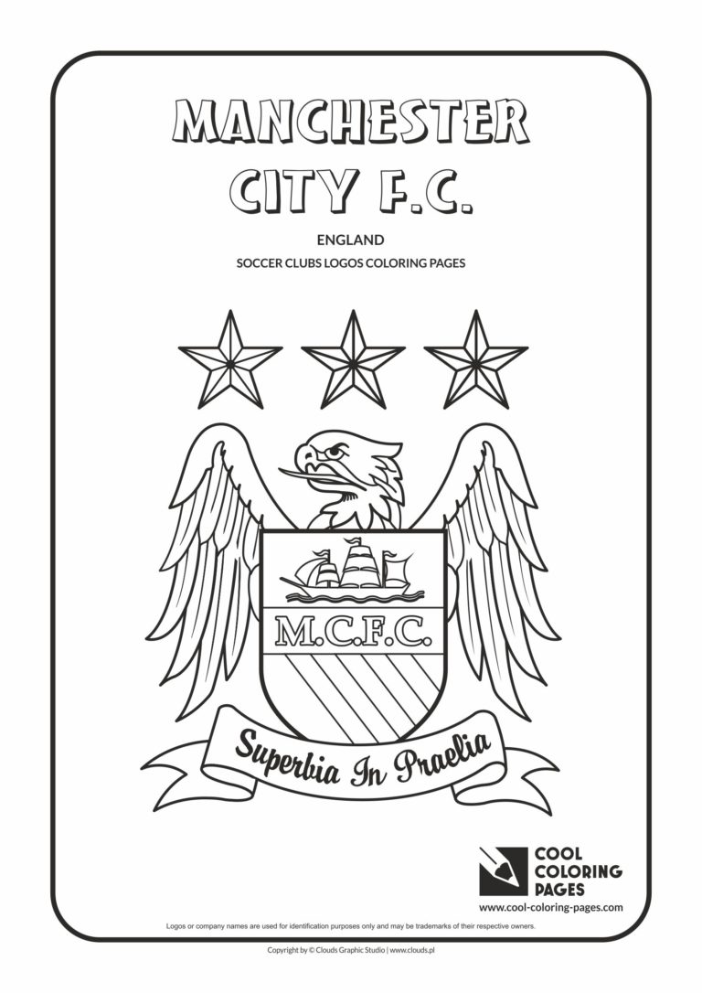 Cool Coloring Pages Manchester City F.C. logo coloring page - Cool ...