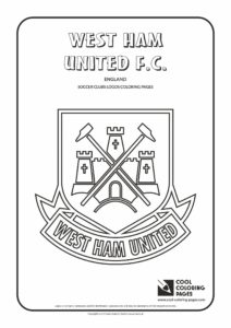 Cool Coloring Pages West Ham United F.C. logo coloring page - Cool ...