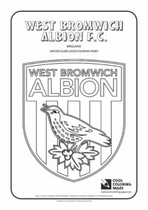 Cool Coloring Pages West Bromwich Albion F.C. logo coloring page - Cool ...