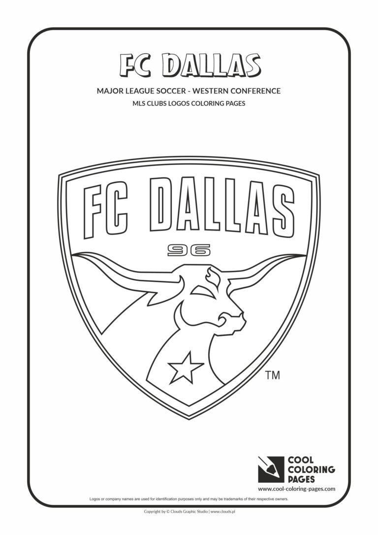 Cool Coloring Pages FC Dallas logo coloring pages - Cool Coloring Pages ...