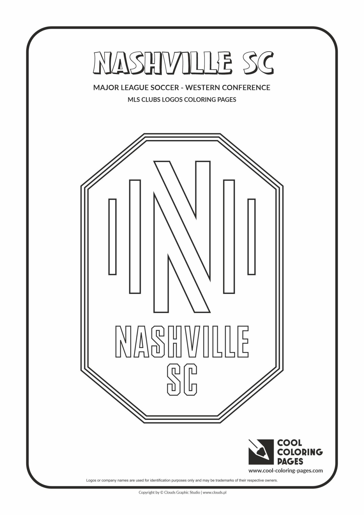 Cool Coloring Pages Nashville SC logo coloring pages - Cool Coloring ...