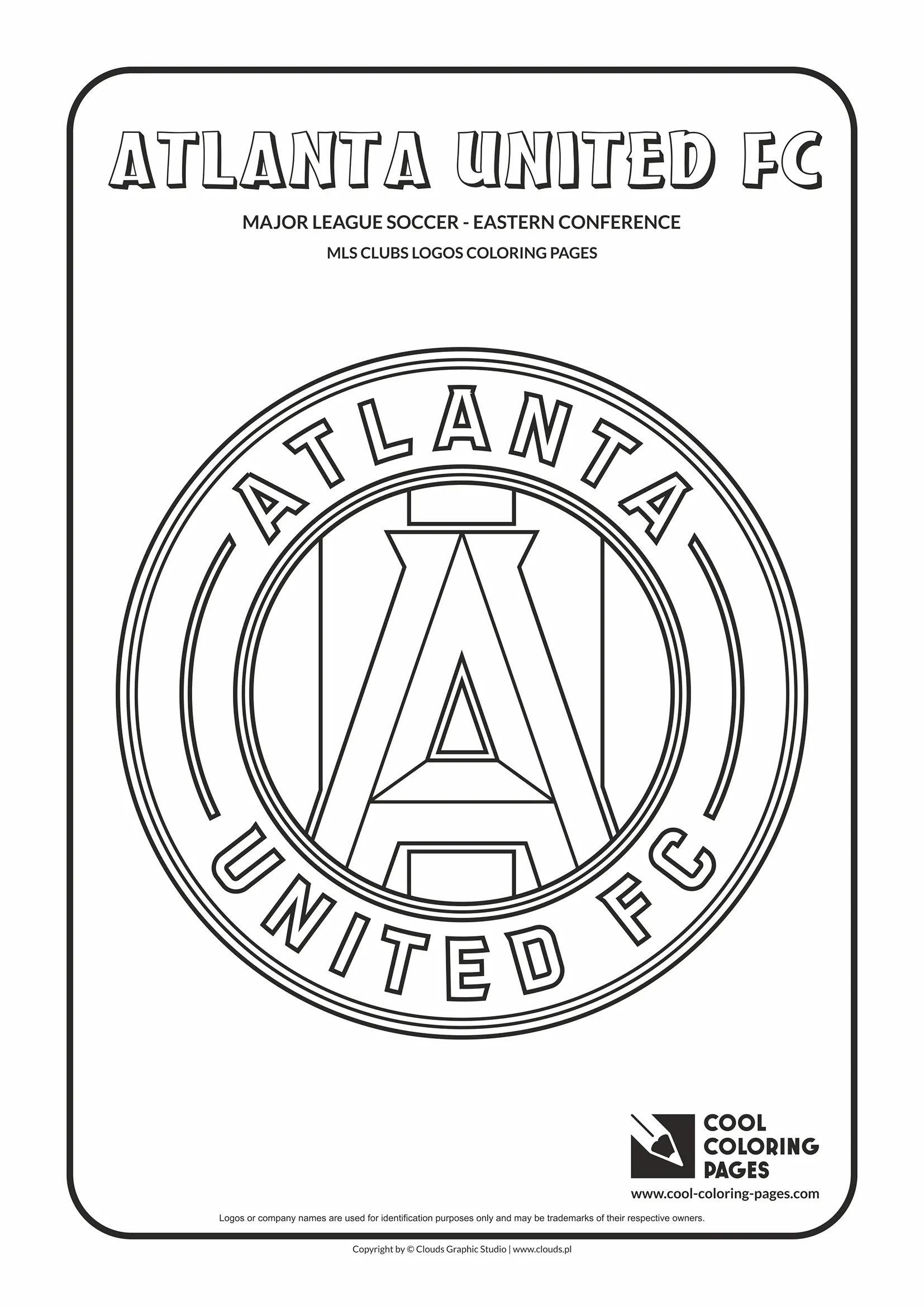 Cool Coloring Pages – MLS clubs logos - Atlanta United FC