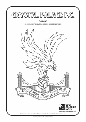 Crystal Palace F.C. logo coloring pages