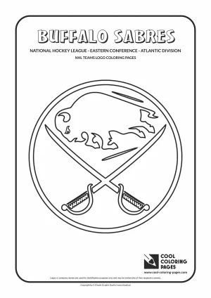 Buffalo Sabres – NHL teams logo coloring pages