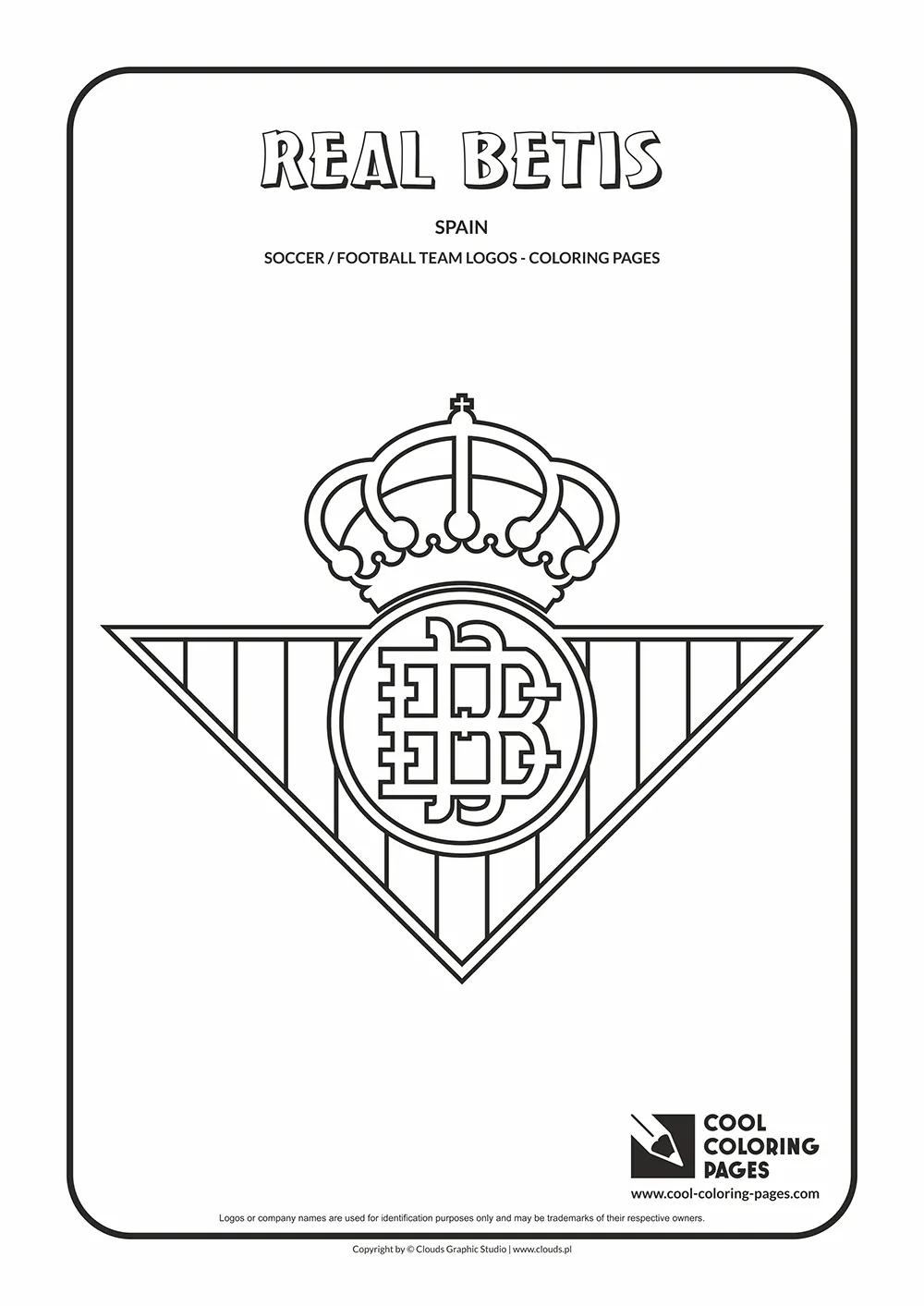 Real Betis logo coloring pages