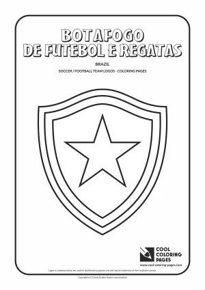 Botafogo logo coloring pages