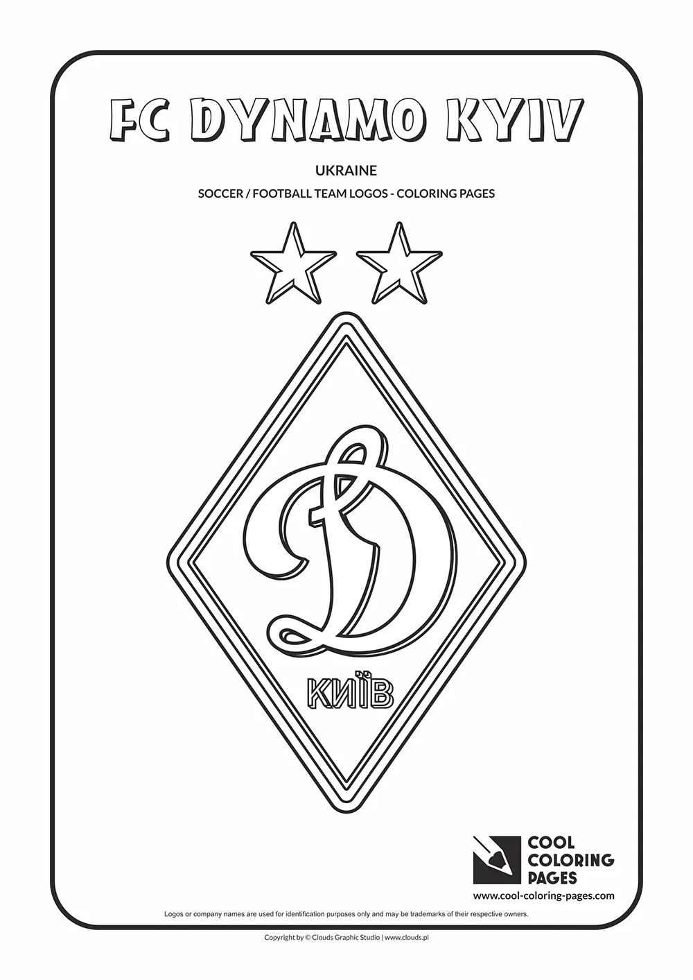 FC Dynamo Kyiv coloring pages