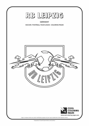 RB Leipzig logo coloring pages