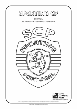 Sporting CP logo coloring pages