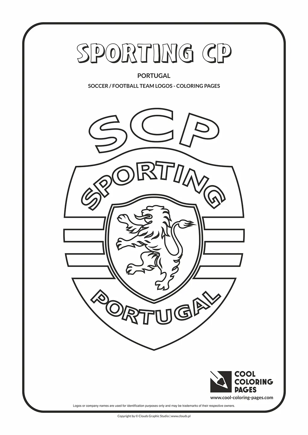 Sporting CP logo coloring pages