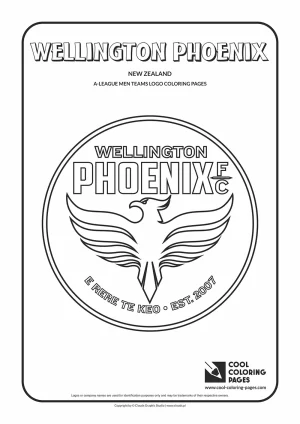 Wellington Phoenix FC logo coloring pages