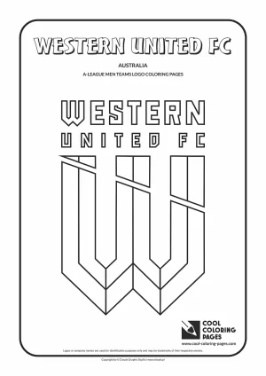 Western United FC logo coloring pages