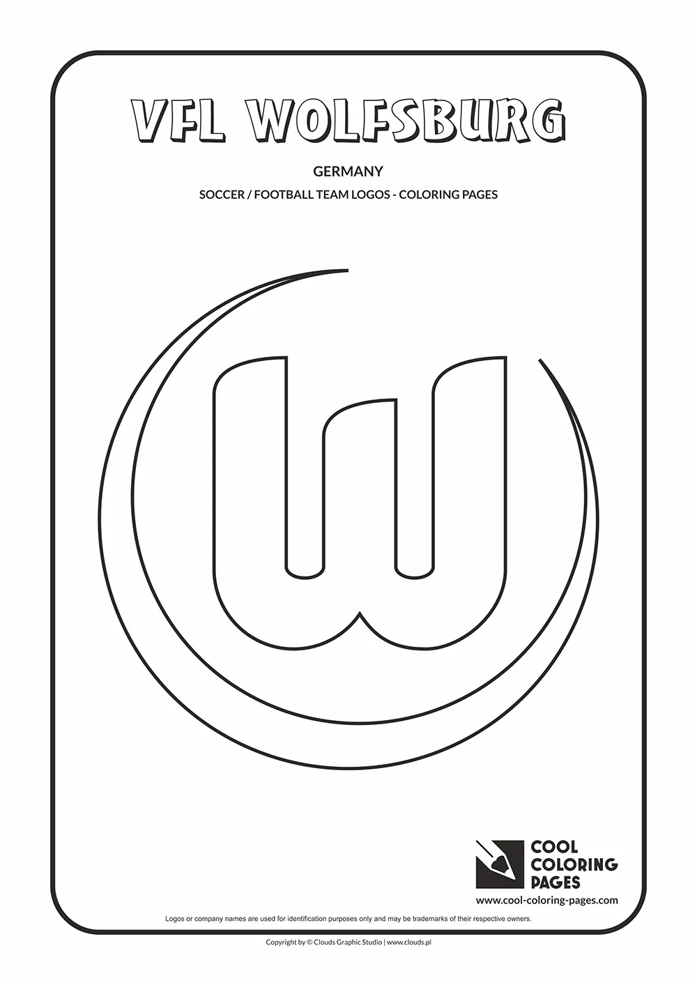 VfL Wolfsburg logo coloring pages