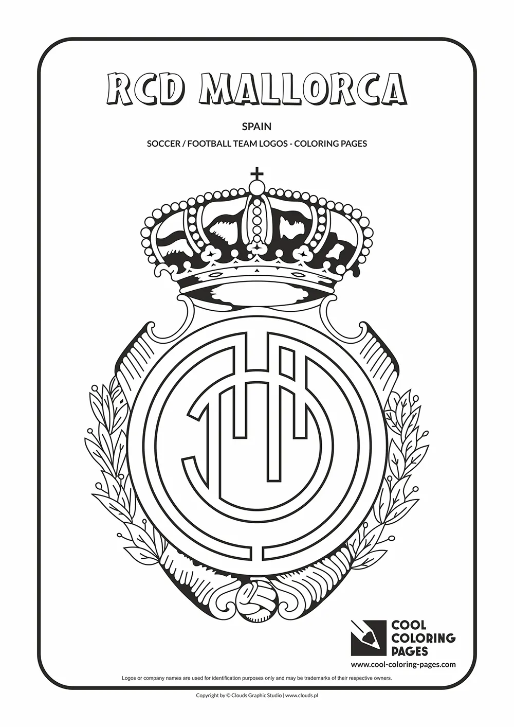 RCD Mallorca logo coloring pages