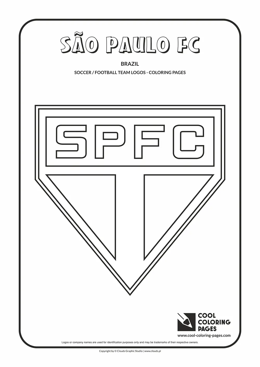 São Paulo FC logo coloring pages